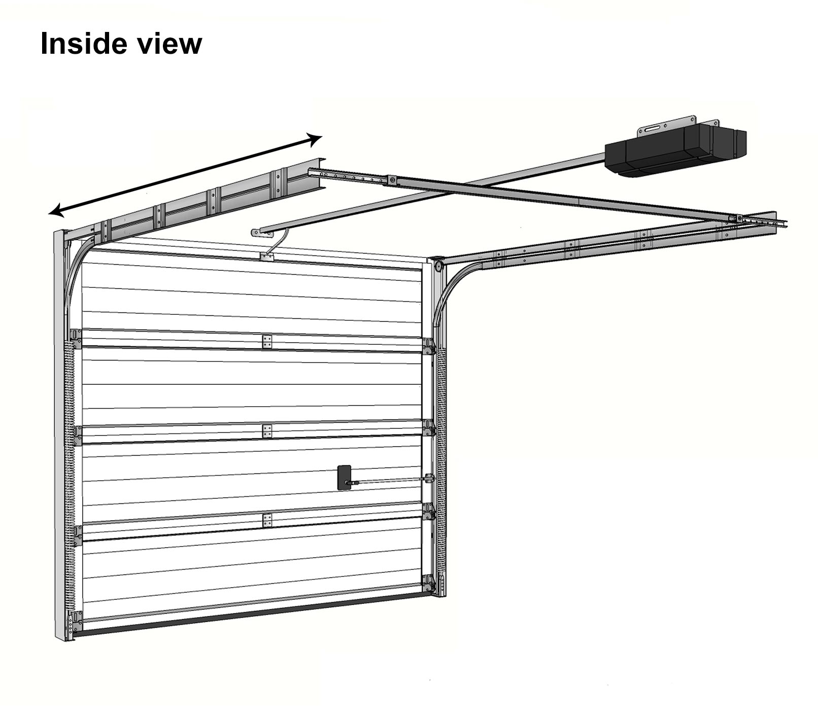 Panel Sectional Garage Door Diagram